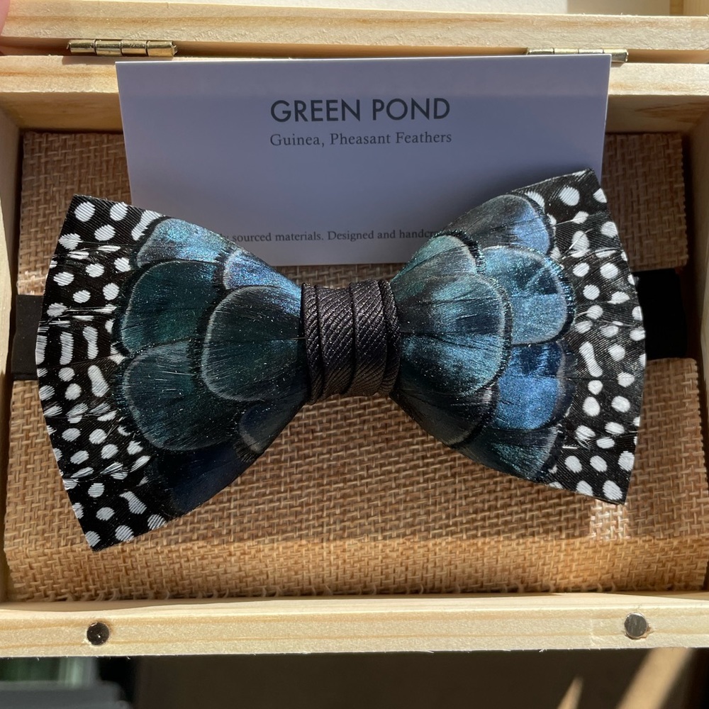 Brackish Green Pond Bow Tie